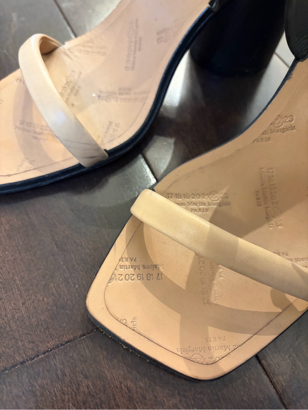 Maison Margiela Block Heel Sandals - Picture 3 of 6